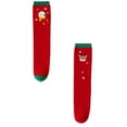 thumbnail image 1 of XEGLSBU 2 Pack Toddler Socks 3T-4T Girls Kids Socks for Girls Mid Crew Length Soft Warm Winter Ankle Socks with Christmas Patterns for School Party Daily Wear and Celebrations Size 3-12 Years, 1 of 8