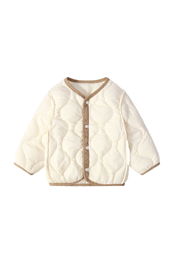 2024 Children's Down Jacket in Children's Inner Bladder Foreign Boy and Girl Baby Korean Version of White Eiderdown Coat Boys Down Jackets & Coats White Size 5-6 Years