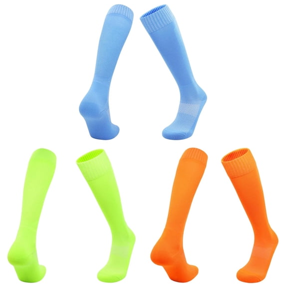 XEGLSBU 3 Pack Compression Socks Kids 20-30 Mmhg Size 15 Socks Compression Wicking Athletic Crew Socks for Boys and Girls Sports Training (Size L)