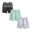 thumbnail image 1 of XEGLSBU 3 pack Boys Shorts Size 14-16 Pack Kids Elastic Waist Shorts for Boys and Girls Comfort Casual Playwear Breathable Summer Active Wear Toddler to Teen Adjustable Fit Size 13-14 Years, 1 of 4