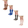 thumbnail image 1 of XEGLSBU 4 pack Girls Socks 6-8 Years Old Kids Boys Girls Cotton Socks Unisex Solid Color Socks Casual Crew Socks Toddler Dress Sock Girls Socks 6-8 Years Old One Size, 1 of 5