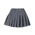 thumbnail image 1 of XEGLSBU 4T Skirts for Girls Girls Summer Fashion Waist Tennis Pleated Slim Skirt Casual Mini Waist Skirt Fashion High Skirt Girls Skirts Size 6 Jean Grey Size 17-18 Years, 1 of 7