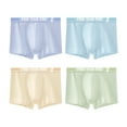 thumbnail image 1 of XEGLSBU 4pcs Boy's Moves Breathable Underwear Performance Stretch Boxer Briefs for Boys Wicking Boys Underwear Size 6-7 Boxer Briefs Sky Blue1 Size 6-9 Years, 1 of 9