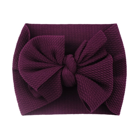 XEGLSBU 8inch Bows for Girls 1PC Baby Toddler Girls Bowknot Headband Stretch Hairband Headwear Bows for Girls 4inch One Size