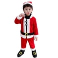 thumbnail image 1 of XEGLSBU Baby Boy Outfits Fall 6-9 Toddler Boys Girls Christmas Santa Warm Outwear Set Outfits Clothes Red1 Size 6-7 Years, 1 of 9