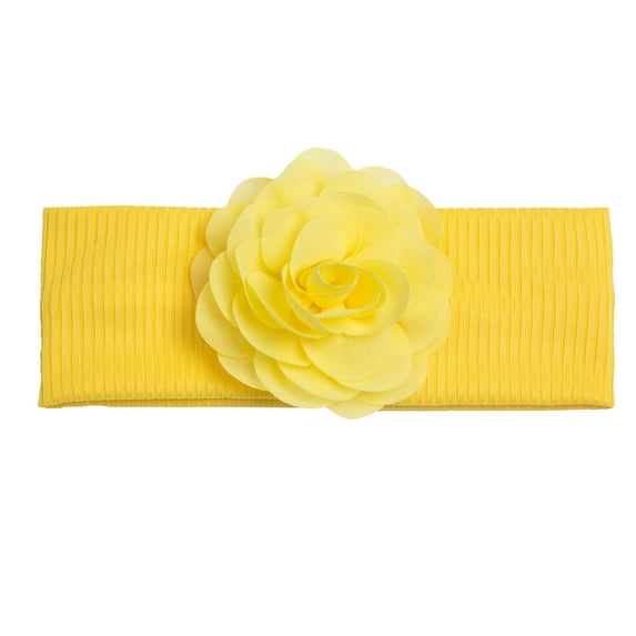 XEGLSBU Baby Girl Bows 12-18 Months Toddler Kids Boys Girls Stretch Plaid Bowknot Prints Hat Caps Hairband Headwear Bows for Girls 5inch Yellow One Size