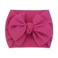 thumbnail image 1 of XEGLSBU Baby Girl Bows Big 2 PC Baby Girls Bowknot Headband Stretch Hairband Headwear Hair Bows for Girls 4-6 Black Girls One Size, 1 of 2
