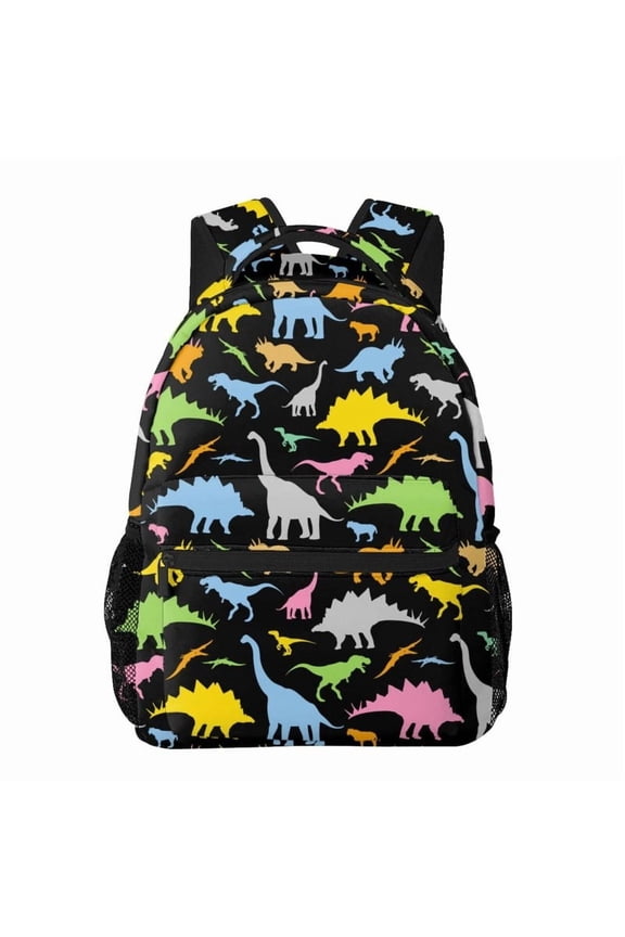 Backpack for Students Durable Bookbag School Backpack Large Capacity Lightweight Daypack with Side Water Bottle Pockets for Student Black1