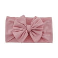 thumbnail image 1 of XEGLSBU Bows for Girls 3inch Solid Bow Hair Band Headband Headwears Kids Accessories Girls Baby Baby Care Baby Girl Bows and Headbands 2-Pink One Size, 1 of 1