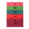 thumbnail image 1 of XEGLSBU Bows for Girls Hair Clip Bows Colors Girls Baby Toddler Turban Headband Hair Band Bow 5PCS Accessories Headwear Baby Girl Bows 0-6 Months One Size, 1 of 3
