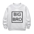 thumbnail image 1 of XEGLSBU Boys Long Sleeve Shirts Size 14 Children's Autumn and Winter Long Sleeve and Casual Thick Warm Round Neck Hoodie for Boys and Girls a-White Size 4-5 Years, 1 of 3