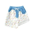thumbnail image 1 of XEGLSBU Boys Swim Trunks with Compression Liner 10-12 Boys Double Layer with Drawstring Beach Swimwear for Kids Swim Surfing Blue Size 10-12 Years, 1 of 4
