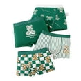 thumbnail image 1 of XEGLSBU Boys Underwear for Daily Comfort Cartoon Print for Kids 3 12 Durable Stretchable Fabric for Everyday Wear 4pcs Boys Underwear Size 6 Briefs Green Size 11-12 Years, 1 of 3