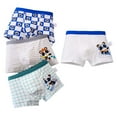 thumbnail image 1 of XEGLSBU Boys Underwear for Daily Comfort Cartoon Print for Kids 3 12 Durable Stretchable Fabric for Leisure 4pcs Boys Underwear Size 8 Briefs White Size 4-5 Years, 1 of 3