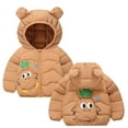 thumbnail image 1 of XEGLSBU Boys Winter Coat Size 10-12 Boys Lightweight Warm Down Padded Jacket Winter Coat for Kids with Comfortable Soft Girls Winter Coat Size 10/12 Gold Size 12-18 Months, 1 of 5