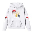 thumbnail image 1 of XEGLSBU Christmas Boys Hoodies Xlarge Kids Christmas Hanukkah Menorah Print Warm Hoodie White Size 10-11 Years, 1 of 3