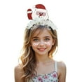 thumbnail image 1 of XEGLSBU Christmas Headbands and Theme Headwear Xmas Santa Snowman Christmas Accessories Decorations Party for Kids Red One Size, 1 of 5