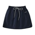 thumbnail image 1 of XEGLSBU Cute Skirts for Girls 10-12 Girls Cargo Skirts for Toddlers and Kids High Waist Elastic Waistband Split Hem Casual Summer Skirts for Daily Wear Outdoor Play and Party Blue Size 5-6 Years, 1 of 9