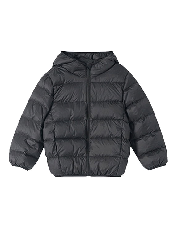 Girls Coat Rack Wall Girls and Toddlers' Lightweight Packable Hooded Jacket Girls Coats Size 6X Black Size 5-6 Years