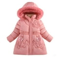 thumbnail image 1 of XEGLSBU Girls Coats Size 8-10 Girl Winter Coats Heavyweight Hooded Jacket Kid Outwear Boys' Outerwear Jackets Pink Size 9-10 Years, 1 of 9
