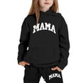 thumbnail image 1 of XEGLSBU Girls Fall Outfits Size 7/8 Dresses Girls Outfits Hoodies Letter Print Sweatshirt Stylish and Comfortable Everyday Wear Toddler Fall Outfits for Girls 2T Short Sleeve Black Size 7-8 Years, 1 of 4