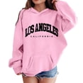 thumbnail image 1 of XEGLSBU Girls Hoodies Zip up Girl's Boy's Hoodie Long Sleeve Soft Sweatshirt Graphic Hoody Kids Cute Pullovers Top Clothes for Girls Pink-d Size 11-12 Years, 1 of 5