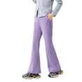 thumbnail image 1 of XEGLSBU Girls Leggings Girls Leggings Yoga Pants for Girls Cute Pants Kids Soft Full Length Leggings Pants z260807-B-Purple Size 8-9 Years, 1 of 3