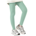 thumbnail image 1 of XEGLSBU Girls Leggings Size 14-16 Black Girls Athletic Leggings Kids Running Yoga Pants Workout Active Tights with Pockets Girls Leggings Size 14-16 Plus A-Green Size 8-9 Years, 1 of 4
