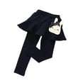 thumbnail image 1 of XEGLSBU Girls Leggings Size 14-16 Plus Toddler Girls' Leggings Skirt Ruffle Skirt Pants Kids Girls Leggings Size 6/7 Navy Size 5-6 Years, 1 of 7