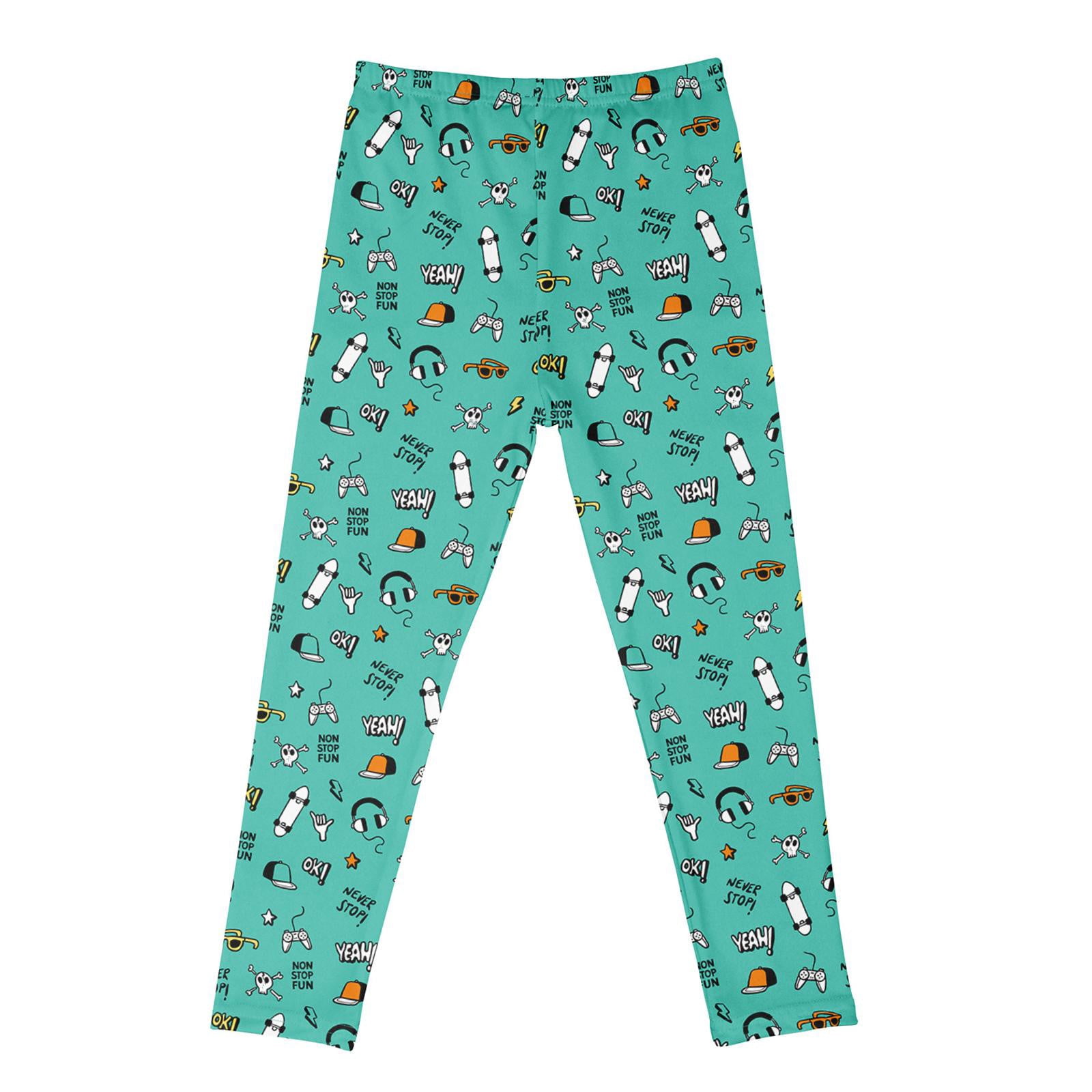 Girls Maths Formula Print Leggings – Fun School Pattern, Ages 5-12, Insanity Clothing