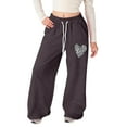 thumbnail image 1 of XEGLSBU Girls Pants Size 14-16 Cargo Girl's Baggy Sweatpants Lightweight Straight Leg Athletic Pants with Pockets Brown Size 15-16 Years, 1 of 9