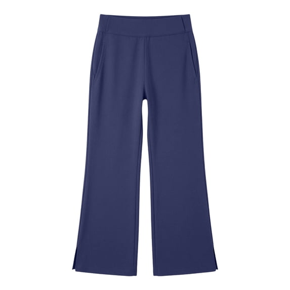 XEGLSBU Girls Pants Suit Size 14 Stylish and Comfortable Girls' Casual Pants with Stretchy Waistband for Everyday Play and School Navy Size 6-7 Years
