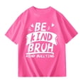 thumbnail image 1 of XEGLSBU Girls Shirts Size 10-12 Crop Graphic Tee for Girls Short Sleeve Casual Shirt Comfortable Summer for Cute Print Pink Size 7-8 Years, 1 of 5