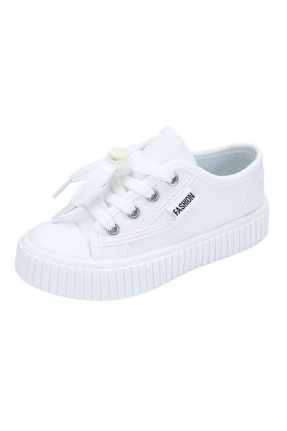 Girls Shoes Size 10C Children's Shoes on Lightweight Sports Shoes Casual Skin Friendly Walking Running Shoes White Size 34