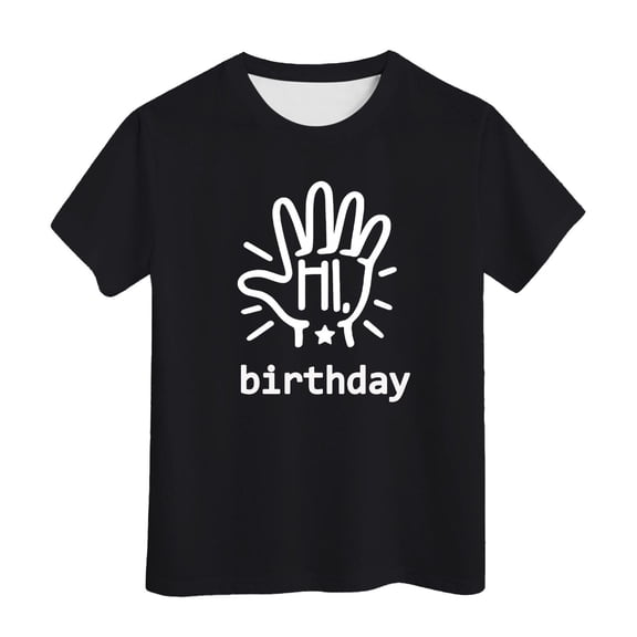 XEGLSBU Girls Tshirts 12 Years Old Birthday Girl Short Sleeve Tee Summer Crewneck T Shirt Casual Fit Basic Shirts Black Size 10-11 Years