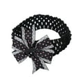 thumbnail image 1 of XEGLSBU Hair Bows for Girls 6-12 Toddler Baby Girls Headband Dot Prints Bowknot Elastic Hair Band for Baby Girl Bows Clips Small Black One Size, 1 of 2
