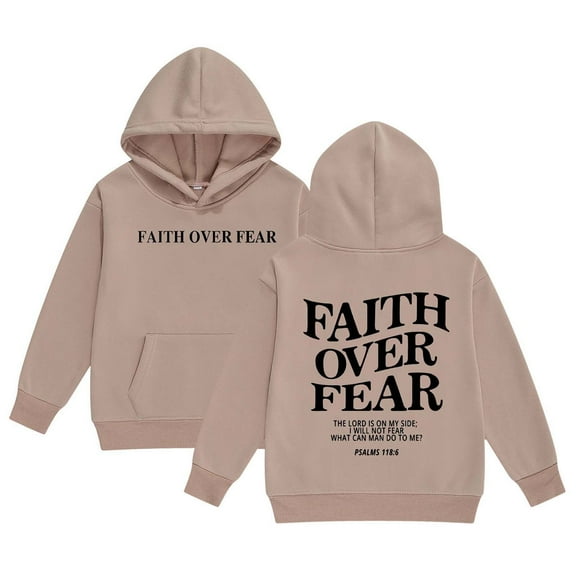 XEGLSBU Hoodies for Girls 12-14 Girls Hoodies & Sweatshirts For Toddler To Big Kids Hoodie Letter Long Sleeve Pocket Hoodie Jacket Khaki Size 12-13 Years