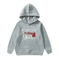 thumbnail image 1 of XEGLSBU Hoodies for Girls 14-16 Cute Children's Long Sleeved Hoodie With Printed Bow Tie Grey-6 Size 13-14 Years, 1 of 7
