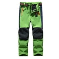thumbnail image 1 of XEGLSBU Kids Snowpants Boys Waterproof Insulated Hiking Pants Youth Girl and Boy Winter Warm Lined Ski Snowpants Green Size 10-11 Years, 1 of 2