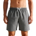 thumbnail image 1 of XEGLSBU Mens Swim Trunks 9 Inch with Compression Liner Summer Swim Trunks Lightweight Beach Shorts with Pockets for Surfing Swimming Black Size L, 1 of 7