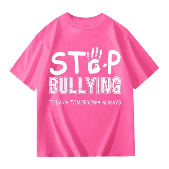 XEGLSBU Shirts for Girls 14-16 Size Girls Graphic Tee Short Sleeve T Shirt Casual Summer Top for Kids Youth Children Pink Size 7-8 Years