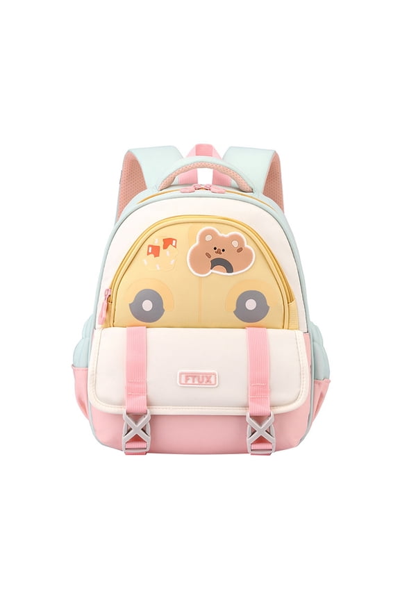 Students Backpack School Bag for Student and Student Lightweight Durable Student Bookbag with Comfortable Shoulder Straps Light Pink