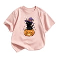 thumbnail image 1 of XEGLSBU T Shirts for Boys and Girls Festival Halloween Printed Tops for Kids Short Sleeve Casual Comfortable Shirt Grey Size 4-5 Years, 1 of 5
