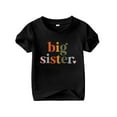 thumbnail image 1 of XEGLSBU T Shirts for Girl Summer Short Sleeve Top for Big SisterCute Sailor Collar Shirt Shirt 1 13 Years Old Black Size 6-7 Years, 1 of 7