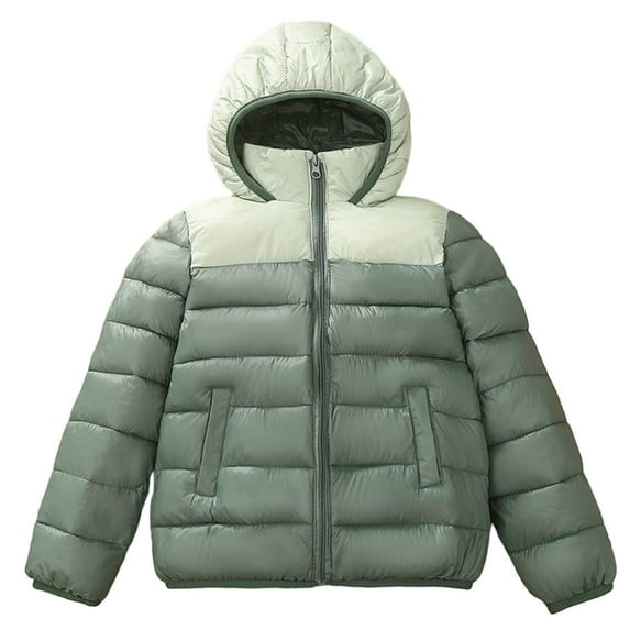 XEGLSBU Toddler Kids Baby Boys Girls Winter Warm Long Sleeve Jacket Outerwear Coats Removable Hooded Padded Outwear Boys Size 8 Down Coat