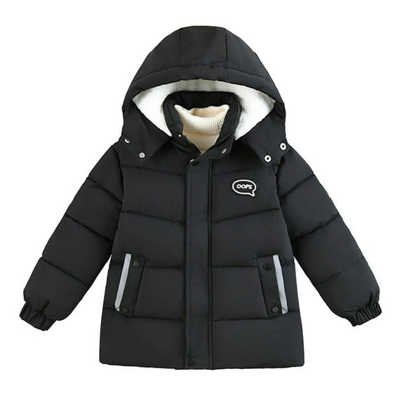 XEGLSBU Toddler Kids Baby Boys Girls Winter Warm Long Sleeve Jacket Outerwear Coats Removable Hooded Padded Outwear Boys Size 8 Down Coat