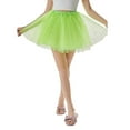 thumbnail image 1 of XEGLSBU Tutu for Women Adults Plus Size 3X Women's Carnival Festival Sparkly A Line Tutu Skirt with Inner and Overlay Puffy Half Skirt Green One Size, 1 of 3
