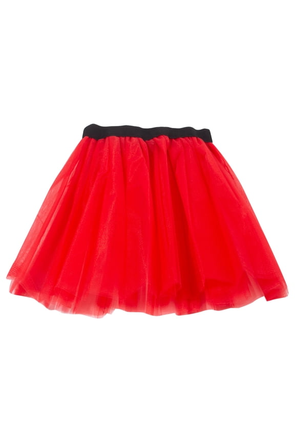 Tutu for Women Adults Plus Size Rainbow Girls' Pommel Skirt Three Lined with Skirt Ballet Dance Skirt Tutu Skirt Red One Size