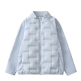 thumbnail image 1 of XEGLSBU Winter Jackets for Girls Lightweight Down Outerwear for Kids for Daily Wear and Outdoor Activities Boys Jackets Size 10-12 with Hood Sky Blue Size 6-7 Years, 1 of 4