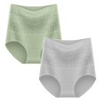 thumbnail image 1 of XEGLSBU Women Panties High Waisted Lift Underpants Comfortable Full Coverage Underwear Soft Stretch for Lady 2 PCS Size XXXXL, 1 of 4